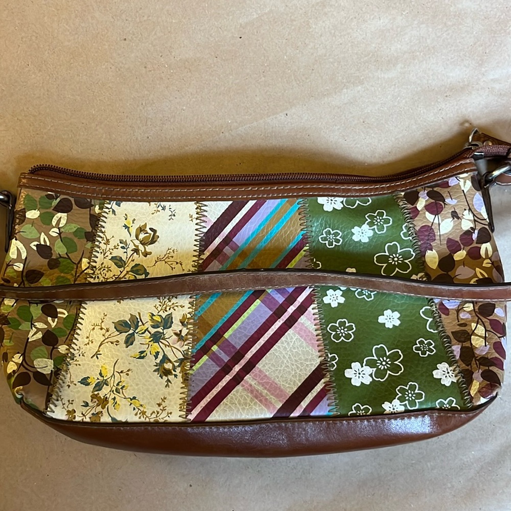 Relic Shoulder Bag Patchwork Mixed Prints & Brown - image 4